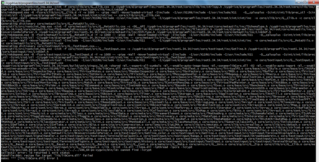 Gcc x86. Unix Core