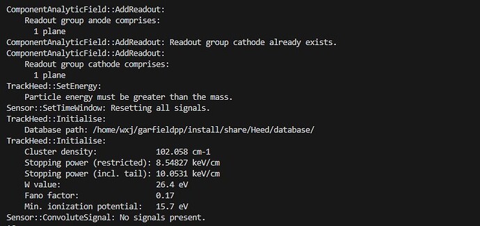 error in terminal