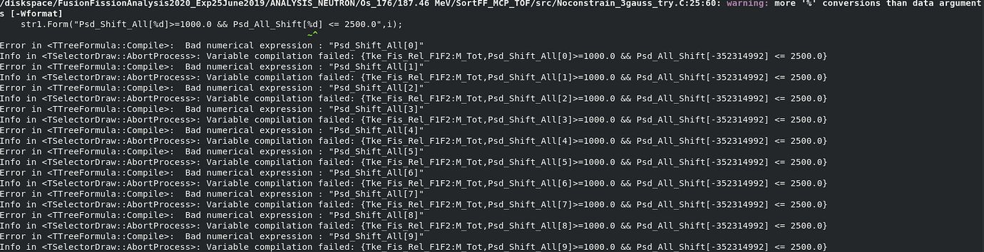 Plotting from ttree with constrain - Newbie - ROOT Forum