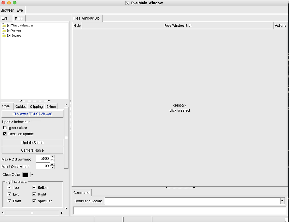 Event display error - ROOT - ROOT Forum