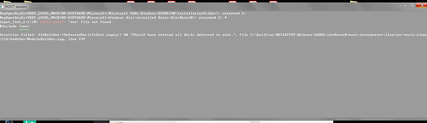 Failing to install ROOT on Windows - Newbie - ROOT Forum
