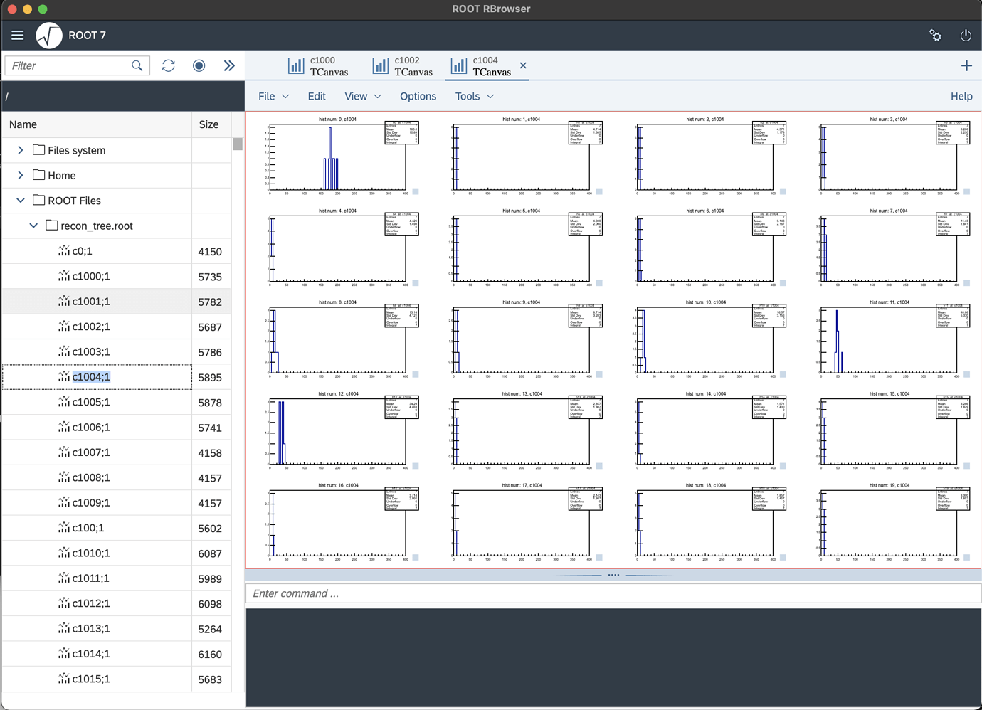 Drawing histograms in TObjArray of canvases - ROOT - ROOT Forum