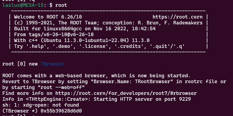 root error web on
